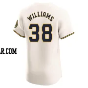 Devin Williams Men's Milwaukee Brewers Cream Elite Home Jersey