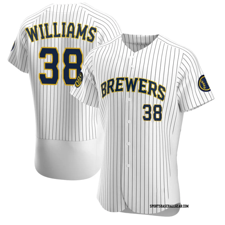 Devin Williams Men's Milwaukee Brewers White Authentic Alternate Jersey