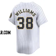 Devin Williams Men's Milwaukee Brewers White Limited Alternate Jersey