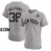 Devin Williams Men's New York Yankees Gray Elite Road 2024 World Series Jersey