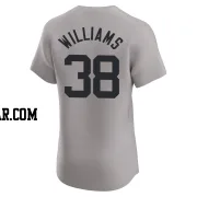 Devin Williams Men's New York Yankees Gray Elite Road 2024 World Series Jersey