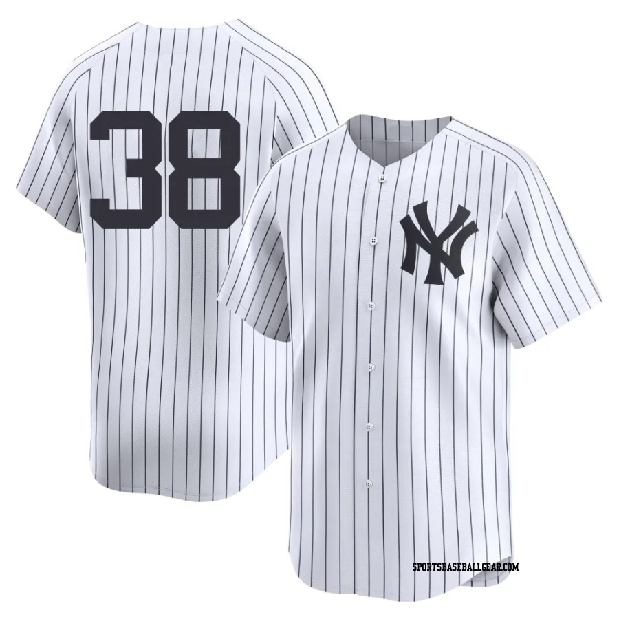 Devin Williams Men's New York Yankees White Limited Yankee Home 2nd Jersey