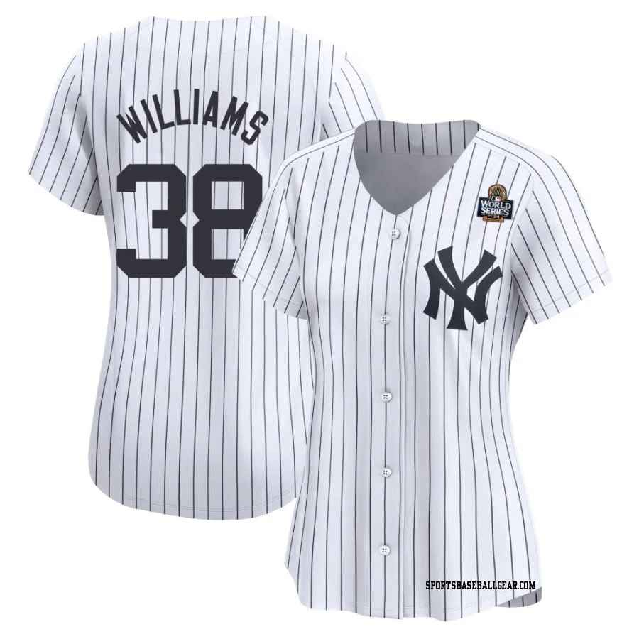 Devin Williams Women's New York Yankees White Limited Yankee Home 2024 World Series Jersey