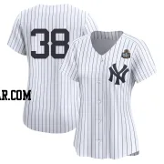 Devin Williams Women's New York Yankees White Limited Yankee Home 2nd 2024 World Series Jersey