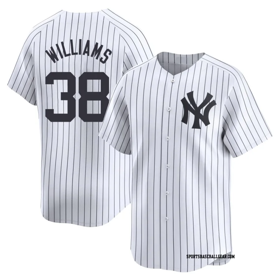 Devin Williams Youth New York Yankees White Limited Yankee Home Jersey