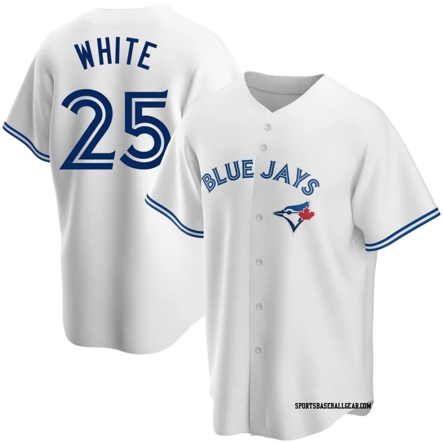 Devon White Men's Toronto Blue Jays White Replica Home Jersey