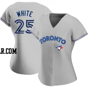 Devon White Women's Toronto Blue Jays Gray Replica Road Jersey