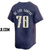 Deyvison De Los Santos Men's Cleveland Guardians Navy Limited 2024 City Connect Jersey