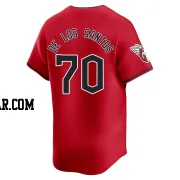 Deyvison De Los Santos Men's Cleveland Guardians Red Limited Alternate Jersey