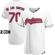 Deyvison De Los Santos Men's Cleveland Guardians White Authentic Home Jersey