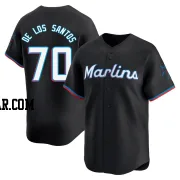 Deyvison De Los Santos Men's Miami Marlins Black Limited Alternate Jersey