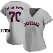 Deyvison De Los Santos Women's Cleveland Guardians Gray Authentic Road Jersey