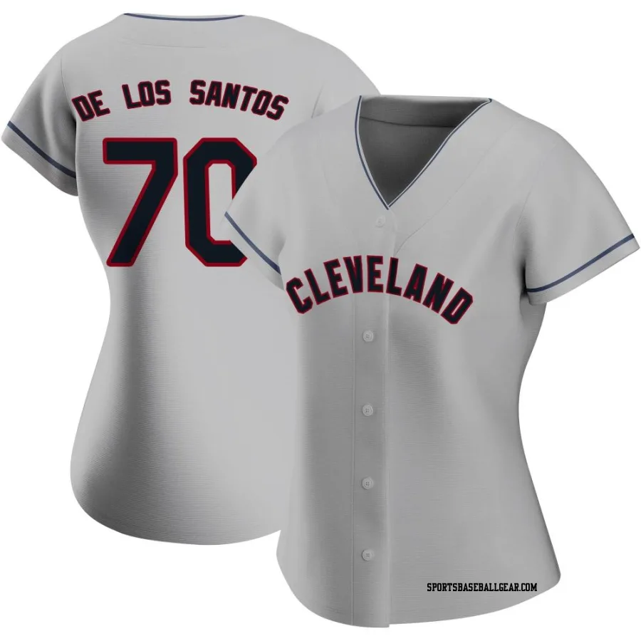 Deyvison De Los Santos Women's Cleveland Guardians Gray Authentic Road Jersey