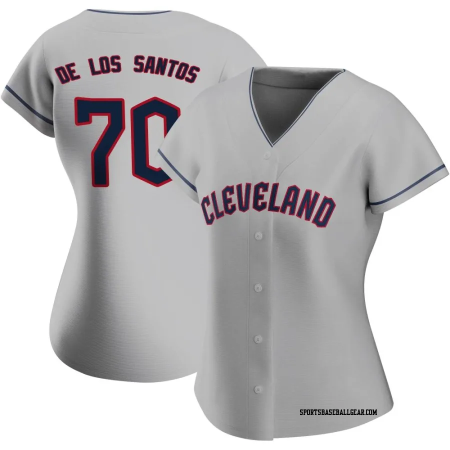 Deyvison De Los Santos Women's Cleveland Guardians Gray Authentic Road Jersey