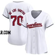 Deyvison De Los Santos Women's Cleveland Guardians White Limited Home Jersey