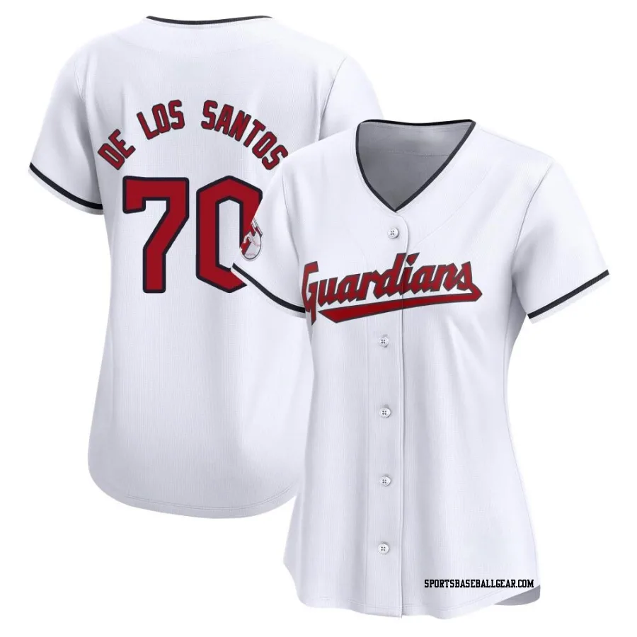 Deyvison De Los Santos Women's Cleveland Guardians White Limited Home Jersey