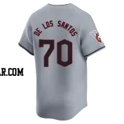 Deyvison De Los Santos Youth Cleveland Guardians Gray Limited Road Jersey