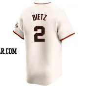 Dick Dietz Men's San Francisco Giants Cream Elite Home Jersey