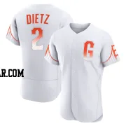 Dick Dietz Men's San Francisco Giants White Authentic 2021 City Connect Jersey