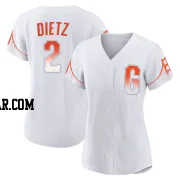 Dick Dietz Women's San Francisco Giants White Replica 2021 City Connect Jersey