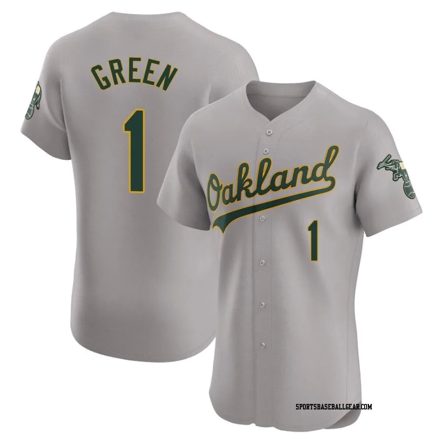 Dick Green Men's Oakland Athletics Gray Elite Road Jersey