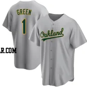 Dick Green Men's Oakland Athletics Gray Replica Road Jersey