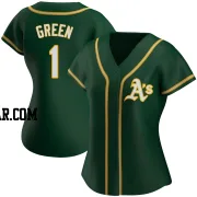 Dick Green Women's Oakland Athletics Green Authentic Alternate Jersey