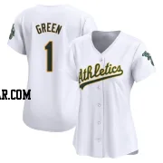 Dick Green Women's Oakland Athletics White Limited Home Jersey