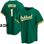 Dick Green Youth Oakland Athletics Green Replica Kelly Alternate Jersey