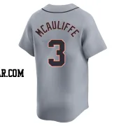 Dick Mcauliffe Men's Detroit Tigers Gray Limited Road Jersey