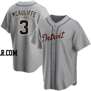 Dick Mcauliffe Men's Detroit Tigers Gray Replica Road Jersey