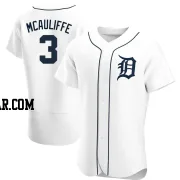 Dick Mcauliffe Men's Detroit Tigers White Authentic Home Jersey