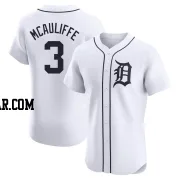 Dick Mcauliffe Men's Detroit Tigers White Elite Home Jersey