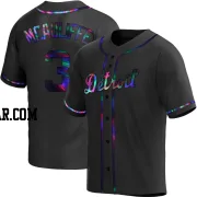 Dick Mcauliffe Youth Detroit Tigers Black Holographic Replica Alternate Jersey