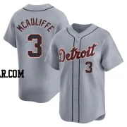 Dick Mcauliffe Youth Detroit Tigers Gray Limited Road Jersey