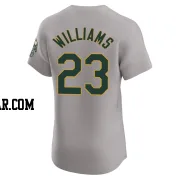 Dick Williams Men's Oakland Athletics Gray Elite Road Jersey