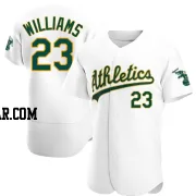 Dick Williams Men's Oakland Athletics White Authentic Home Jersey