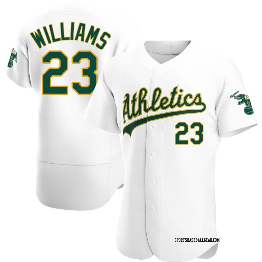 Dick Williams Men's Oakland Athletics White Authentic Home Jersey