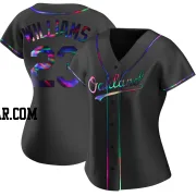 Dick Williams Women's Oakland Athletics Black Holographic Replica Alternate Jersey