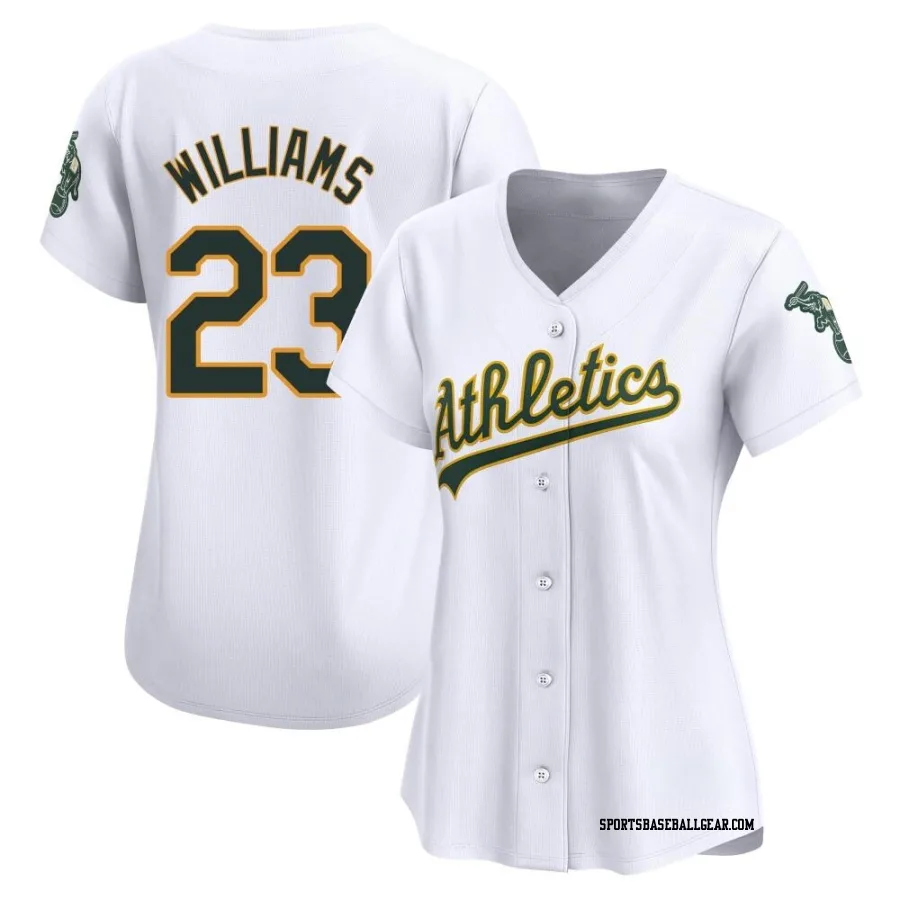 Dick Williams Women's Oakland Athletics White Limited Home Jersey