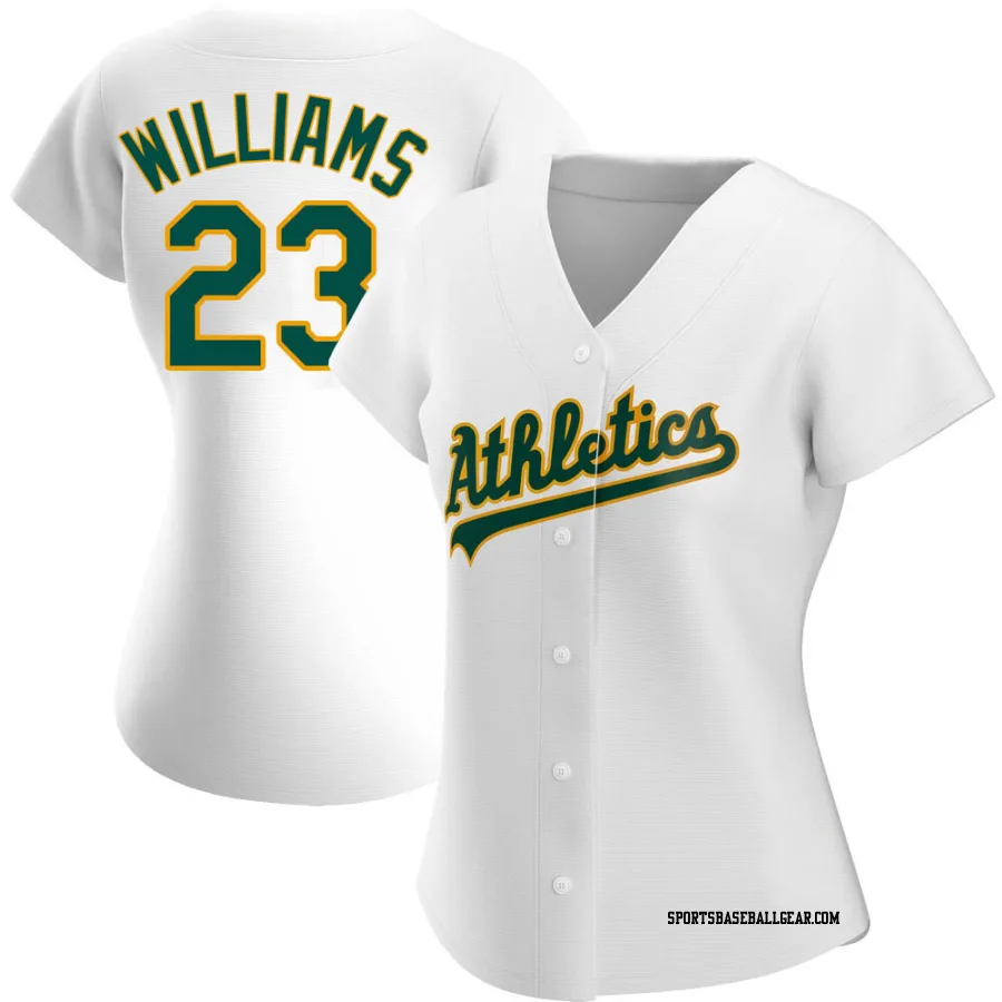 Dick Williams Women's Oakland Athletics White Replica Home Jersey