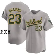 Dick Williams Youth Oakland Athletics Gray Limited Away Jersey