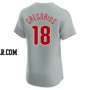 Didi Gregorius Men's Philadelphia Phillies Gray Elite Road Jersey