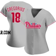 Didi Gregorius Women's Philadelphia Phillies Gray Authentic Road Jersey