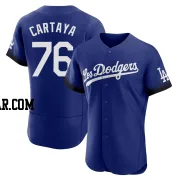 Diego Cartaya Men's Los Angeles Dodgers Royal Authentic 2021 City Connect Jersey