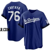 Diego Cartaya Men's Los Angeles Dodgers Royal Replica 2021 City Connect Jersey