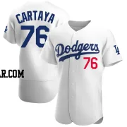 Diego Cartaya Men's Los Angeles Dodgers White Authentic Home Jersey