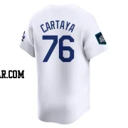 Diego Cartaya Men's Los Angeles Dodgers White Limited 2024 World Tour Seoul Series Home Jersey