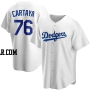 Diego Cartaya Men's Los Angeles Dodgers White Replica Home Jersey