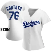 Diego Cartaya Women's Los Angeles Dodgers White Replica Home Jersey